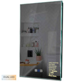 Specchio LED Verticale | Pulsanti touch | Funzione anti-appannamento | Temperatura di colore regolabile - Reyze Serie Motivated Modello 2